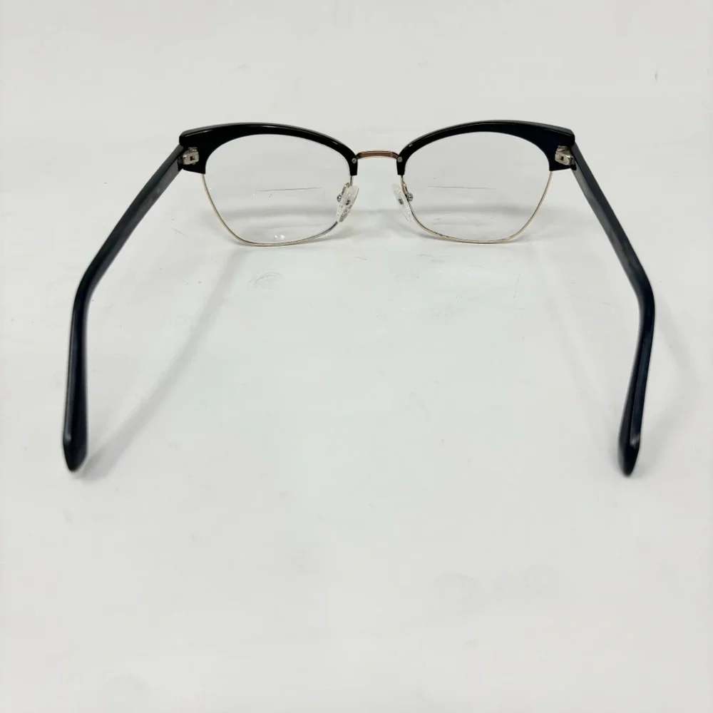 ZAC POSEN Women’s LIVY Eyeglass Frame Black 53-18-135 Half Rim FOR FRAMES ONLY